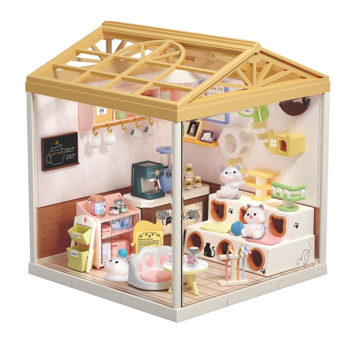 Конструктор-румбокс "Котокафе" Mini House 8007-MH, серії "Інтер'єр" 145 деталей Mini House