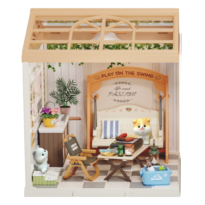 Конструктор-румбокс "Патіо" Mini House 8010-MH, серії "Інтер'єр" 82 деталі Mini House