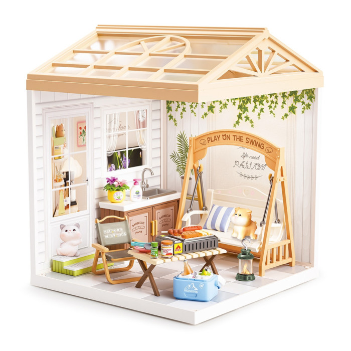 Конструктор-румбокс "Патіо" Mini House 8010-MH, серії "Інтер'єр" 82 деталі Mini House