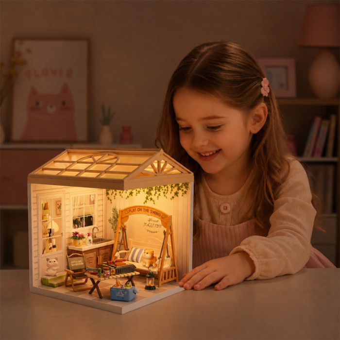 Конструктор-румбокс "Патіо" Mini House 8010-MH, серії "Інтер'єр" 82 деталі Mini House
