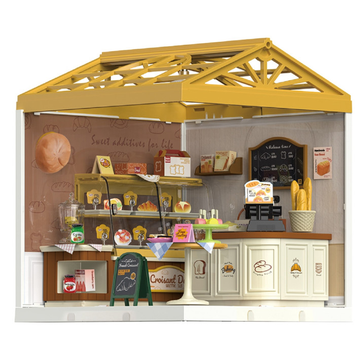 Конструктор-румбокс "Пекарня" Mini House 8011-MH, серії "Інтер'єр" 87 деталей Mini House