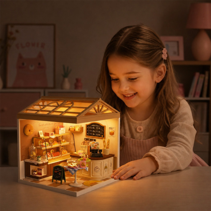 Конструктор-румбокс "Пекарня" Mini House 8011-MH, серії "Інтер'єр" 87 деталей Mini House