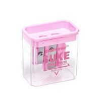 Подвійна точилка для олівців із контейнером DMS-096(Pink) Bambi