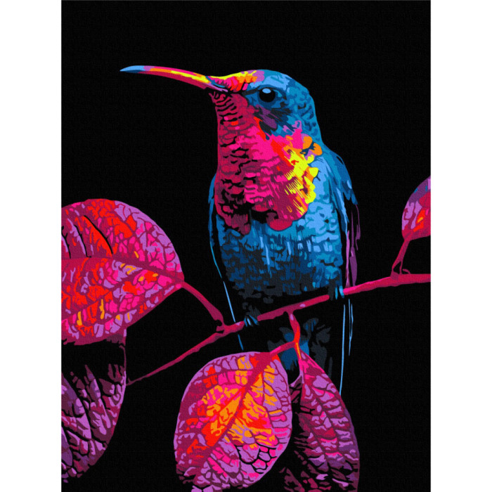 Картина за номерами "Коштовний гість" RBSB0002, 30x40 см Brushme
