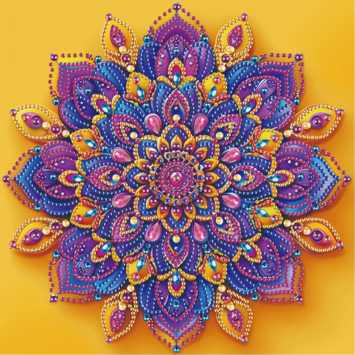 Алмазна мозаїка "Ніжна квітка" BH018, 25х25 см Brushme