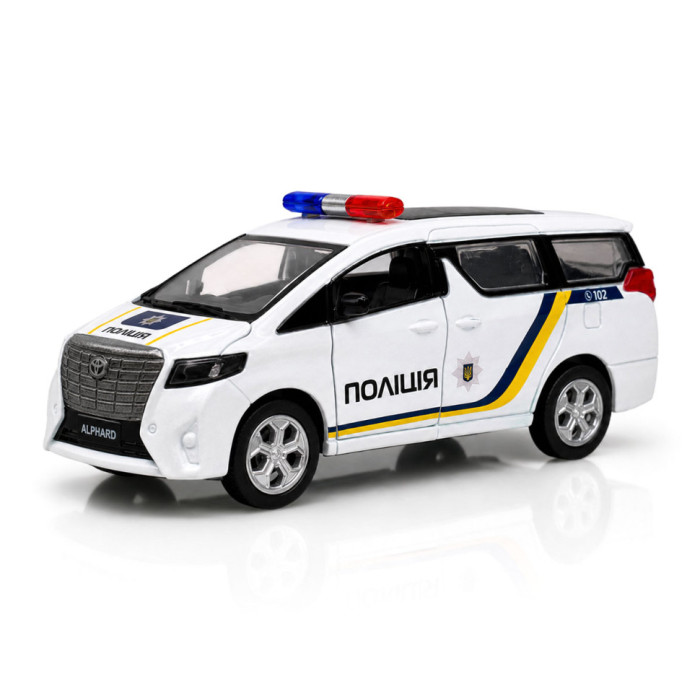 Автомодель дитяча Toyota Alphard "Поліція" TechnoDrive KM260417P, масштаб 1:40 TechnoDrive