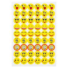 Наклейки для оцінок 85724 упаковка 10 аркушів 85724-3 COLOR-IT