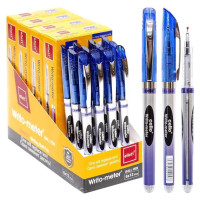Ручка масляна ET8048-12(Blue) блакитний 0,5 мм 