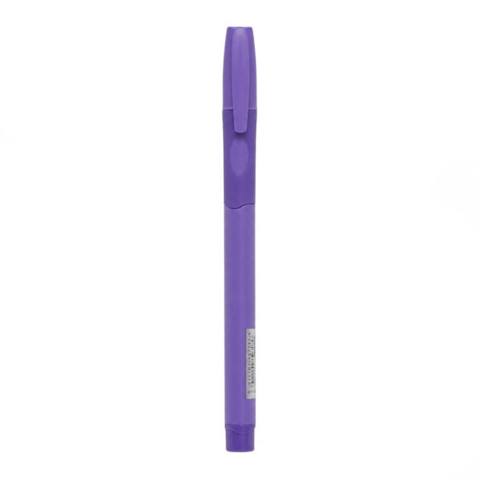 Ручка масляна "Fine Top" CL1361R-50(Blue) синя 0,7 мм, тренажер правша Фіолетовий Ellott
