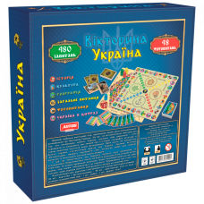 Настільна гра "Вікторина Україна" 0994 розвиваюча гра Artos Games