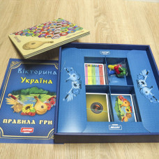 Настільна гра "Вікторина Україна" 0994 розвиваюча гра Artos Games