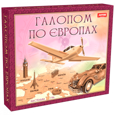 Настільна гра "Галопом по Європах" 0840 розвиваюча Artos Games