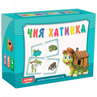 Дитяча настільна гра "Чий будиночок" 0468, 30 картонних карток Artos Games