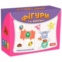 Дитяча настільна гра "Фігури та форми" 0581 від 3 років Artos Games