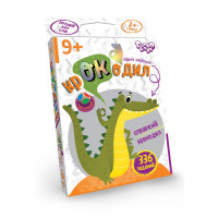 Дитяча настільна гра вікторина "Той самий крокодил" CROC-02-01U укр. мовою Danko Toys