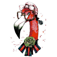 Картина за номерами. Rosa "Fashion Flamingo" 35х45см N00013207 Rosa