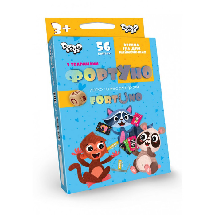 Дитяча розвиваюча настільна гра "ФортУно" UF-01-01U укр. мовою Danko Toys