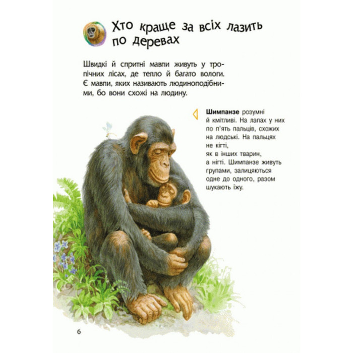 Дитяча енциклопедія про тварин 614005 для дошкільнят Ranok Creative
