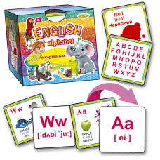 Англійський алфавіт в картинках Alphabet MKO0003 зі складами Мастер