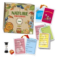Дитяча настільна гра "NATURE. Вікторина" MKK0602 від 5 років Мастер
