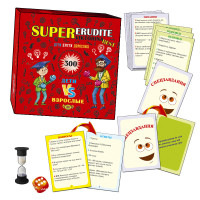 Настільна гра "SUPER Ерудит. Вікторина. BEST" MKK0605 укр. і рос. мовою Мастер