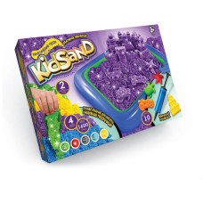 Комплект креативної творчості Кінетичний пісок KidSand KS-02-01U, 1600г Danko Toys