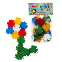Дитяча мозаїка-пазл №3 1-144, 40 деталей Ø60мм Colorplast