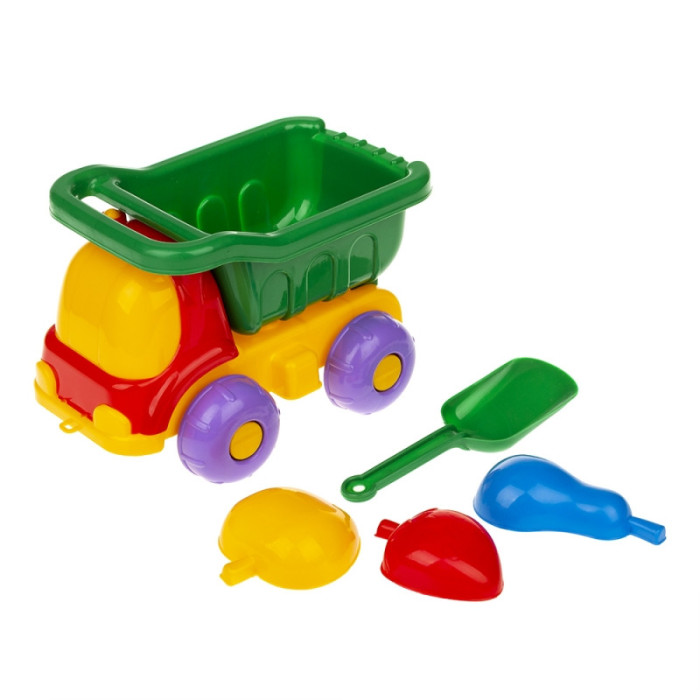 Дитяча іграшкова машина "Бджілка" C0022 з лопаткою Зелений Colorplast