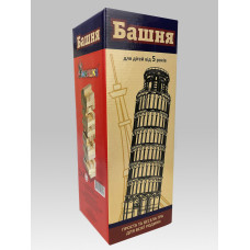 Настільна гра Дженга "Вежа" 20060, 44 бруска УМНЯШКА