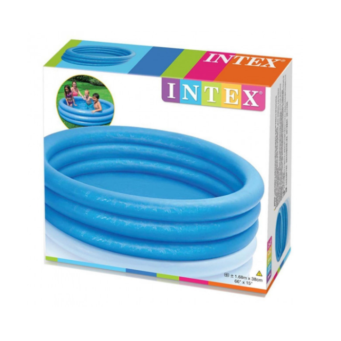 Дитячий надувний басейн 58446 круглий Intex