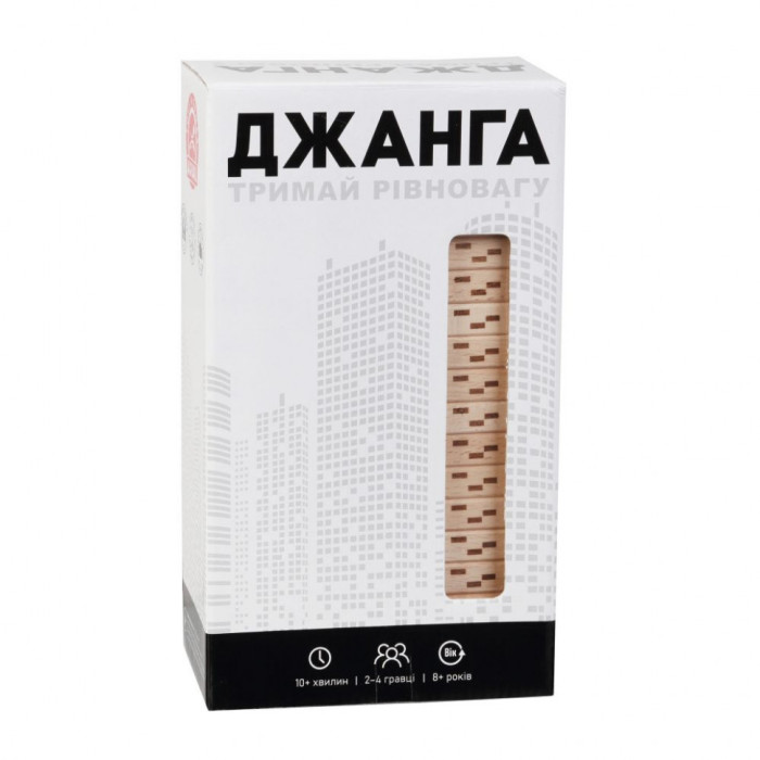 Настільна гра Джанга Arial 910015, 54 блоки Arial