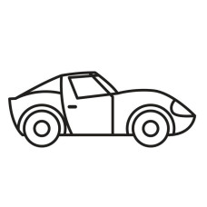 Дитяча розфарбовка для малюків "Авто" 403426, 8 сторінок Книжковий хмарочос