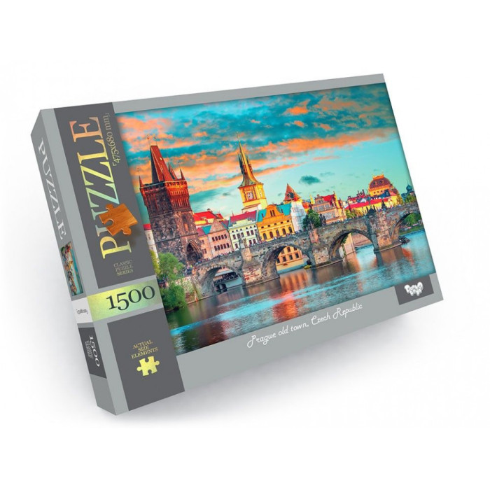Пазли C1500-04-01-10, 1500 елементів Прага Danko Toys