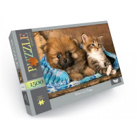 Пазли C1500-04-01-10, 1500 елементів  Пухнастики Danko Toys