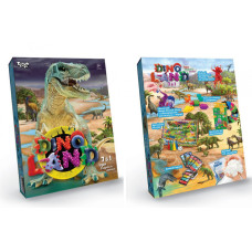 Набір креативної творчості "Dino Land" DL-01-01U, 7 в 1 Danko Toys