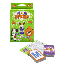 Дитяча розвиваюча настільна гра "Веселі літери" G-VB-01U укр. мовою Danko Toys