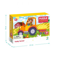Дитячий пазл "Ведмедик-тракторист" DoDo 300371, 30 ел. DoDo Toys