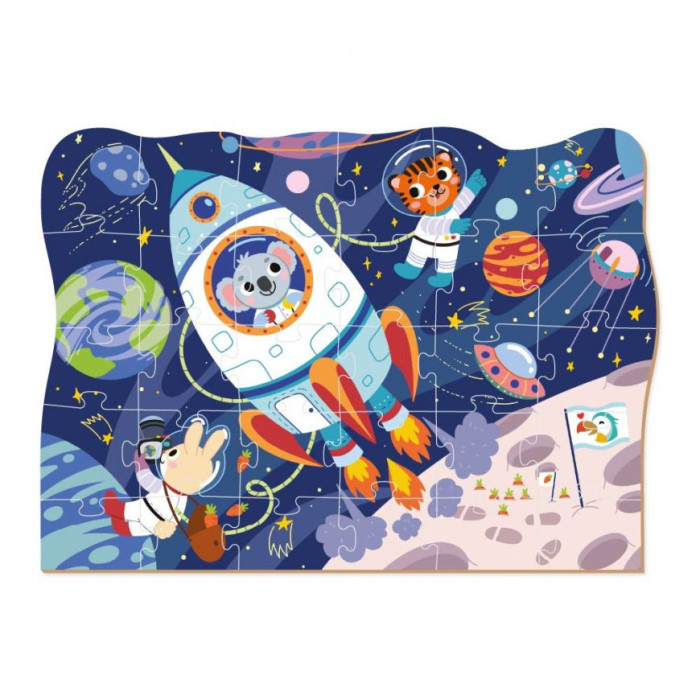 Дитячий пазл "Екскурсія в Космос" DoDo 300374, 30 ел. DoDo Toys