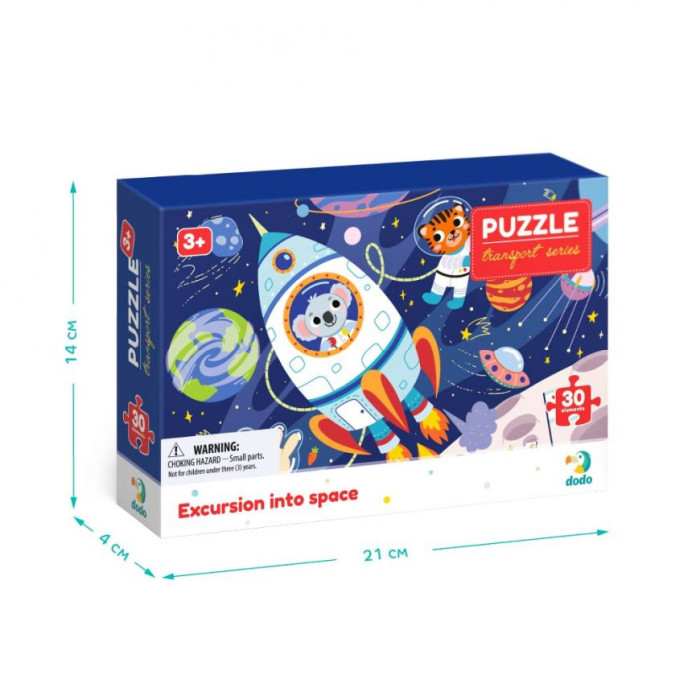 Дитячий пазл "Екскурсія в Космос" DoDo 300374, 30 ел. DoDo Toys