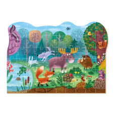 Дитячий пазл "Чудо-звірі в лісі" DoDo 300375, 60 ел. DoDo Toys