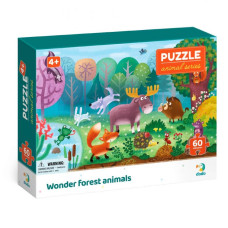 Дитячий пазл "Чудо-звірі в лісі" DoDo 300375, 60 ел. DoDo Toys