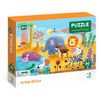Дитячий пазл "Спекотна Африка" DoDo 300376, 60 ел. DoDo Toys