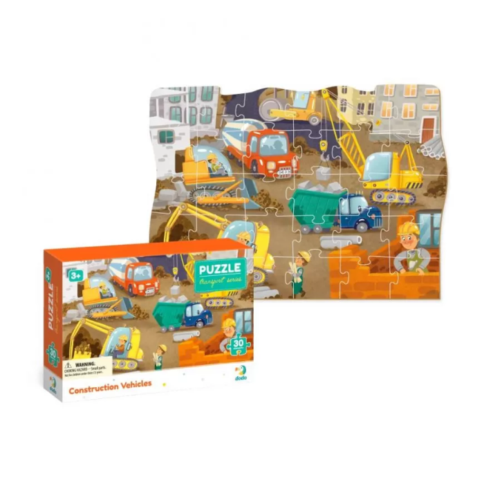 Дитячий пазл "На будмайданчику" DoDo 300373, 30 ел. DoDo Toys