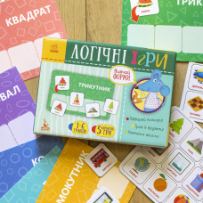Дитячі логічні ігри "Вивчай форми" 918002, 24 картки укр. мовою Ranok Creative