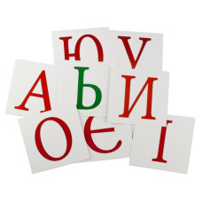 Розвиваючі картки "Українські Букви" (110х110 мм) 67146  укр. мовою ЗІРКА
