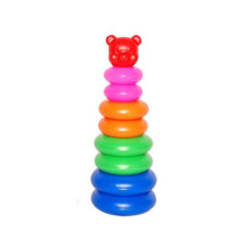 Дитяча пірамідка сортер Ведмедик №2 06012 пластикова MToys