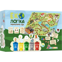 Дитяча настільна навчальна гра "Екологіка"(1319-UM) укр. мовою УМНЯШКА