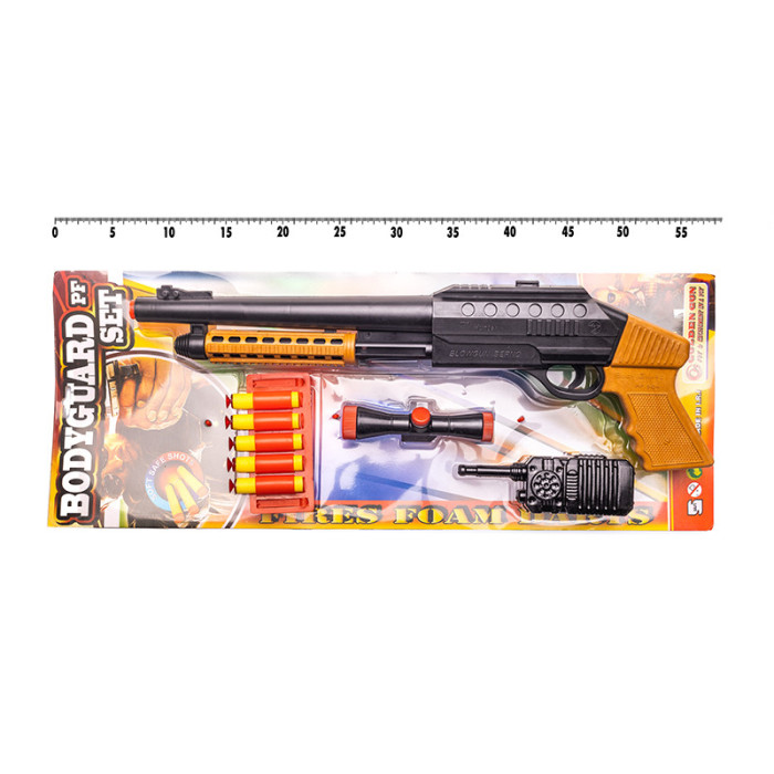 Іграшковий дробовик "Bodyguard"з м'якими кулями Golden Gun 921GG Golden Gun