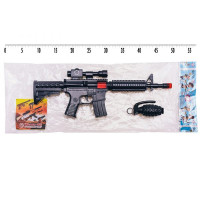 Іграшковий автомат-тріскачка "M16"з гранатою Golden Gun 803 Golden Gun