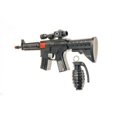 Іграшковий автомат-тріскачка "M16"з гранатою Golden Gun 803 Golden Gun